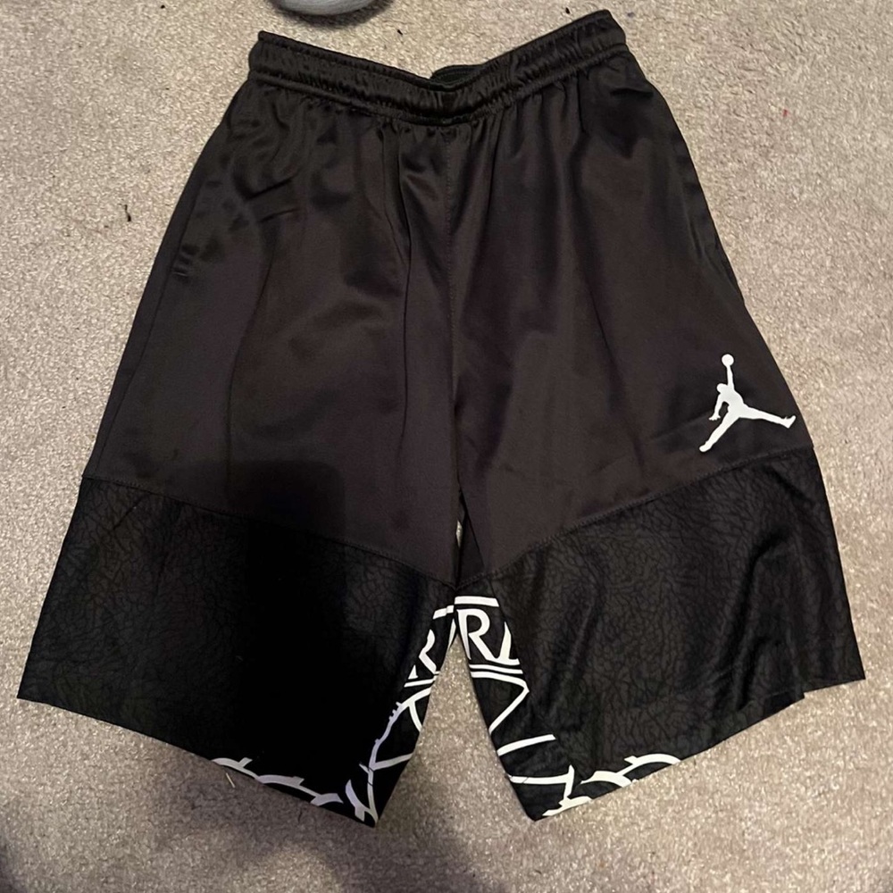 Black Jordan shorts